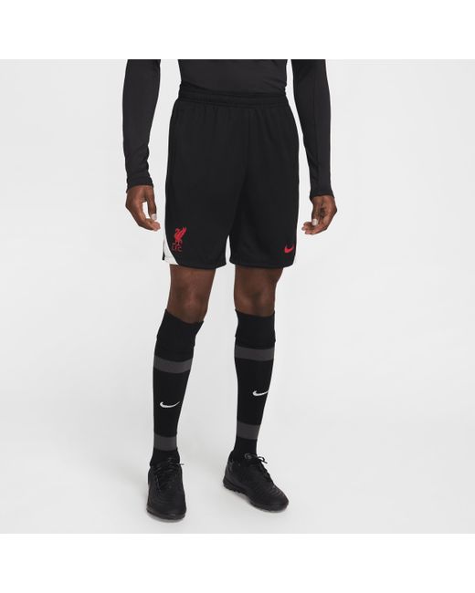 Nike Black Liverpool F.C. Strike Special Edition Football Knit Shorts for men