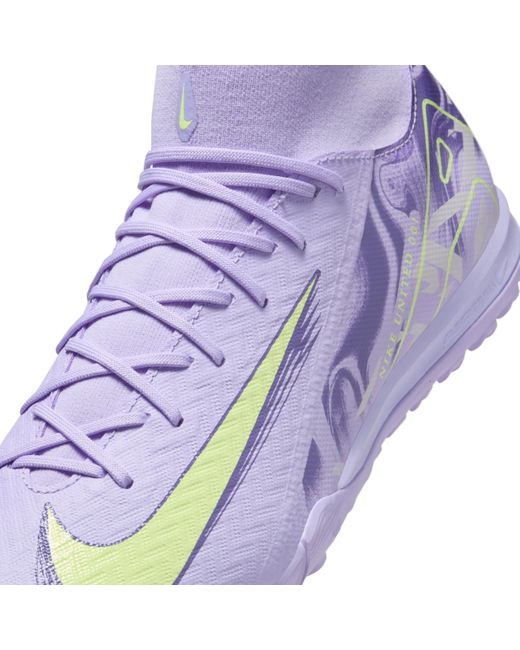 Nike Purple United Mercurial Superfly 10 Academy Tf High-Top Soccer Shoes for men