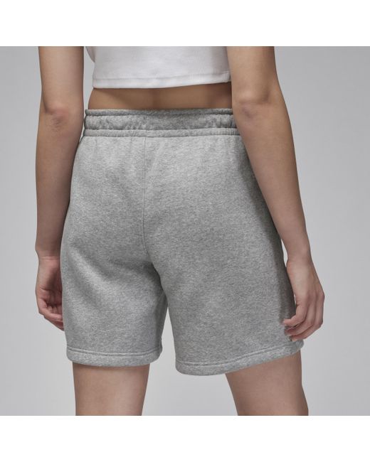 Nike Gray Jordan Brooklyn Fleece Shorts Fleece