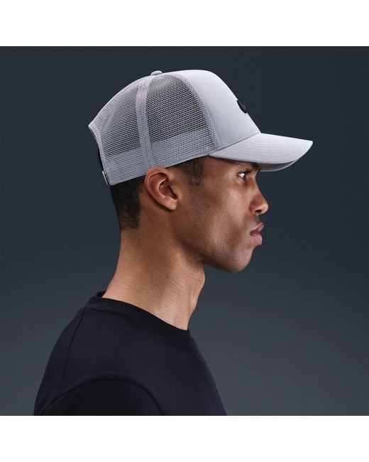 Nike Blue Rise Structured Trucker Cap