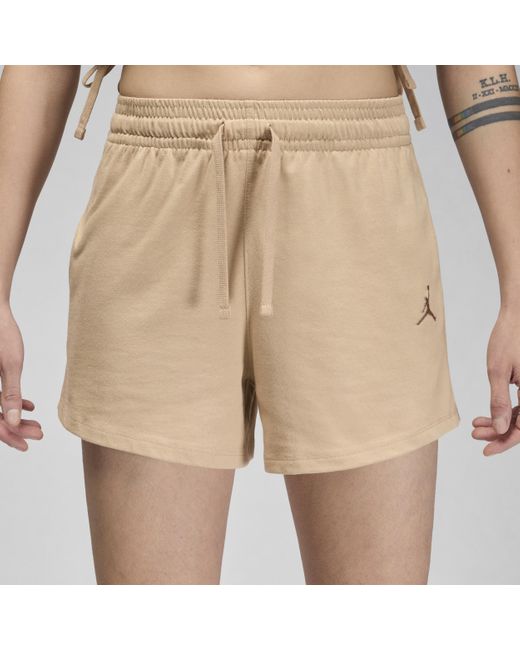 Nike Natural Jordan Knit Shorts Cotton