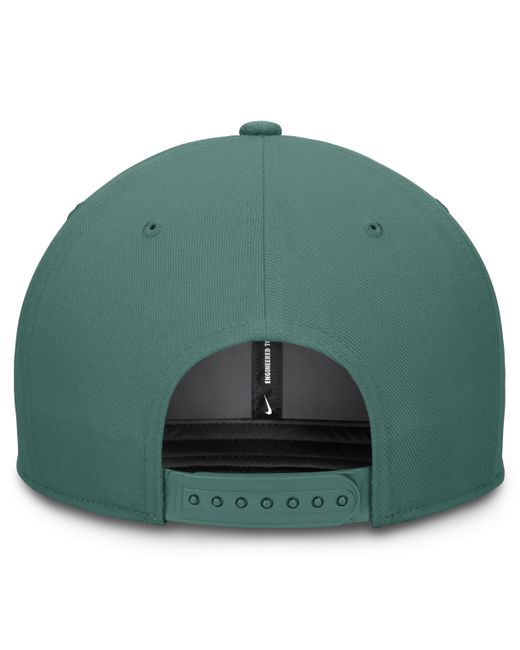 Nike Green Brooklyn Dodgers Bicoastal Pro Dri-fit Mlb Adjustable Hat