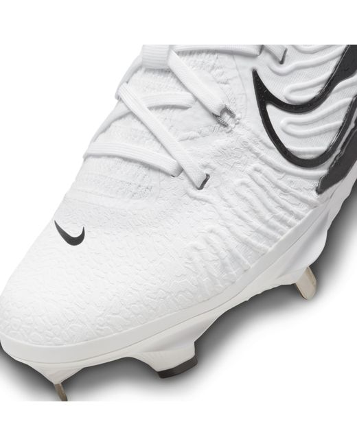 Nike White Alpha Huarache Nxt Baseball Cleats for men