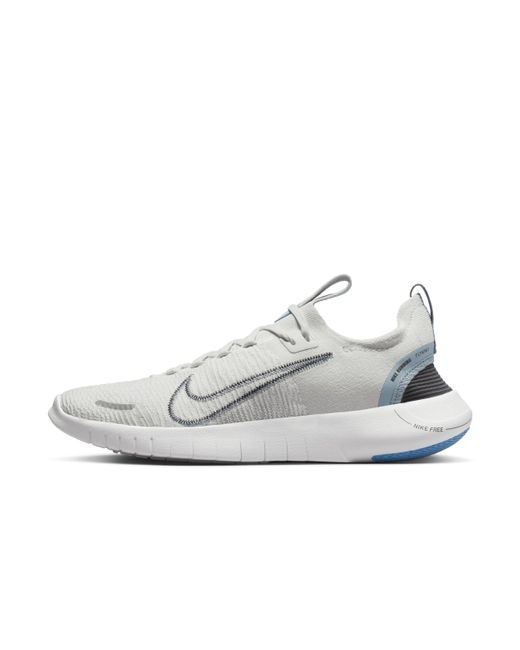 Nike White Free Rn Nn Road Running Shoes