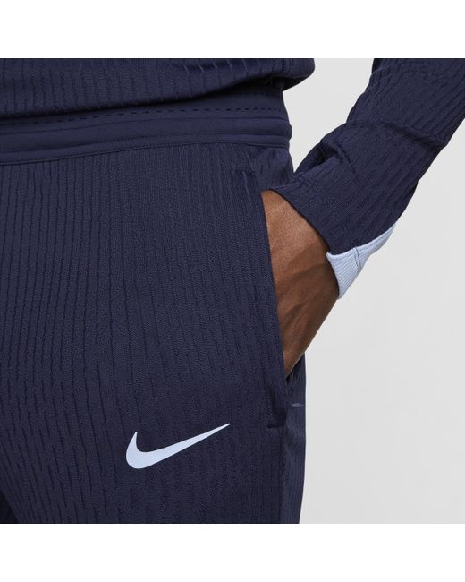 Nike Blue Fff Strike Elite Dri-fit Adv Football Knit Pants Polyester for men