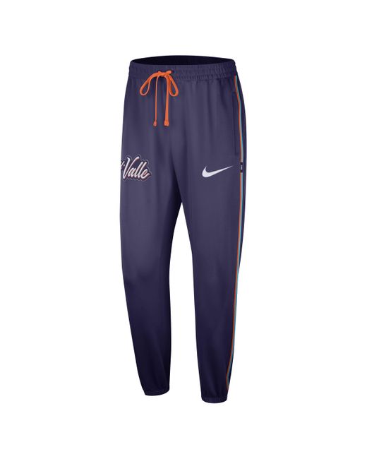 Nike Blue Phoenix Suns Showtime City Edition Dri-fit Nba Trousers 50% Recycled Polyester for men