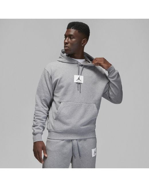 Nike Gray Ess Statement Hoodie for men
