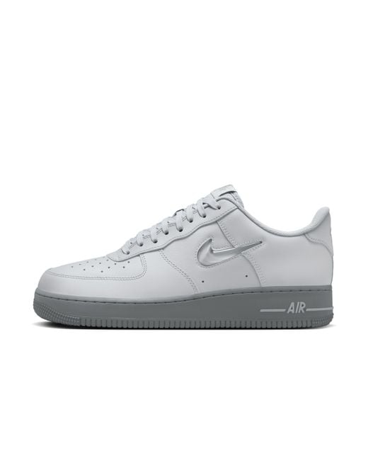 Nike Gray Air Force 1 Shoes for men