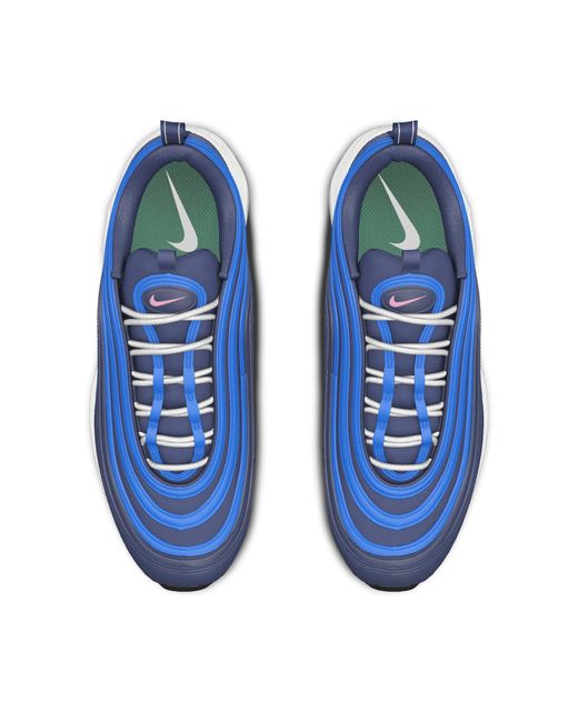 Nike Blue Air Max 97 By You Custom Shoes Canvas