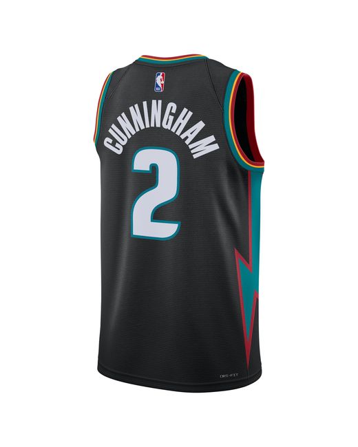 Nike Gray Cade Cunningham Detroit Pistons City Edition Nba Swingman Jersey for men