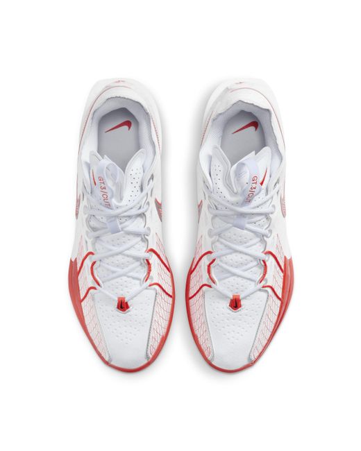 Nike White G.t. Cut 3 Basketball Shoes