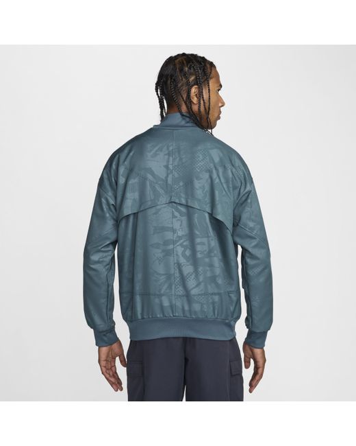 Nike Blue Tottenham Hotspur Strike Third Dri-Fit Football Anthem Jacket for men