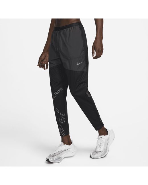 Nike Storm fit Run Division Phenom Elite Running Trousers in Black for Men Lyst UK