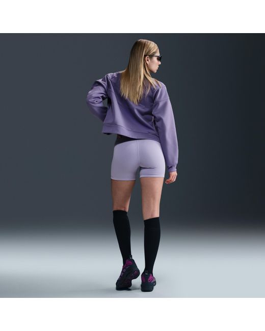 Nike Sportswear Classic Bikeshorts Met Hoge Taille Voor (13 Cm) in het Blue