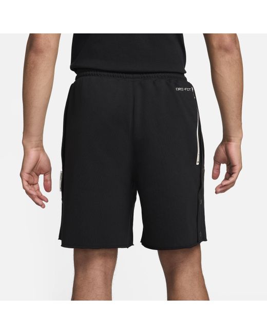 Nike Black Standard Issue Dri-fit 20cm (approx.) Basketball Shorts Cotton for men