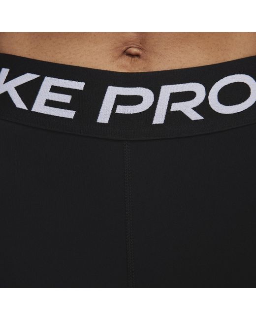 Nike Black Pro 365 Mid-rise 7/8 leggings 50% Recycled Polyester