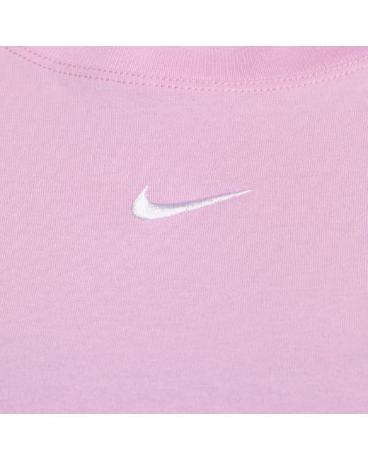 Nike Purple Sportswear Essential T-shirt (plus Size)
