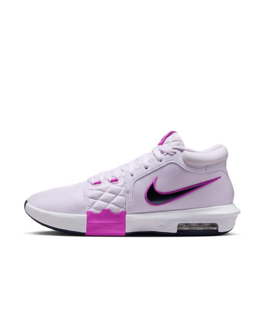Nike Purple Lebron Witness Viii Basketball Shoes for men