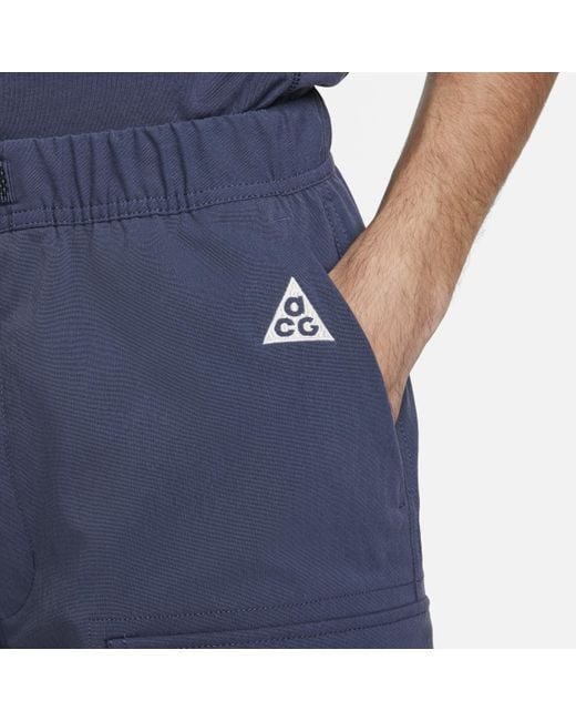 Nike Blue Acg "smith Summit" Cargo Pants for men