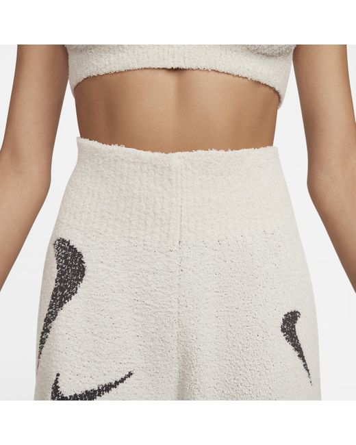 Nike Natural Sportswear Phoenix Cozy Bouclé High-waisted Wide-leg Knit Pants
