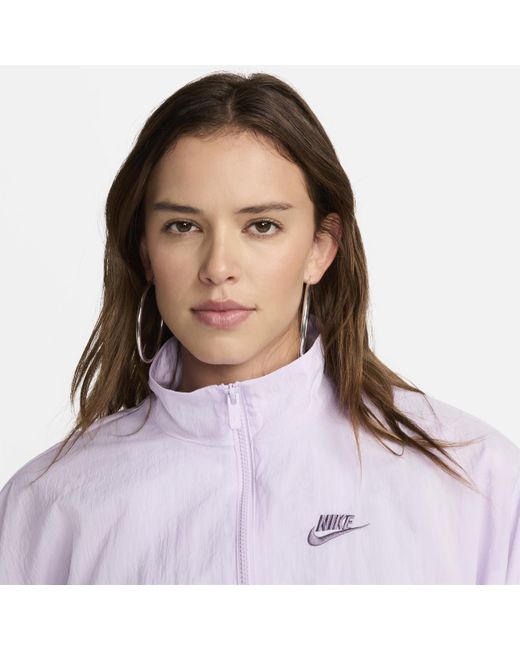 Nike Purple Sportswear Essential Windrunner Woven Jacket