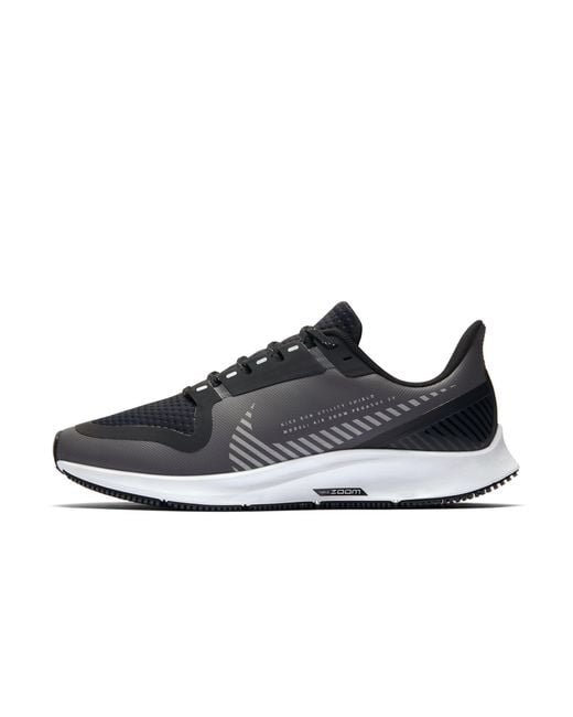 Nike Air Zoom Pegasus 36 Shield Running Shoe (black) - Clearance Sale