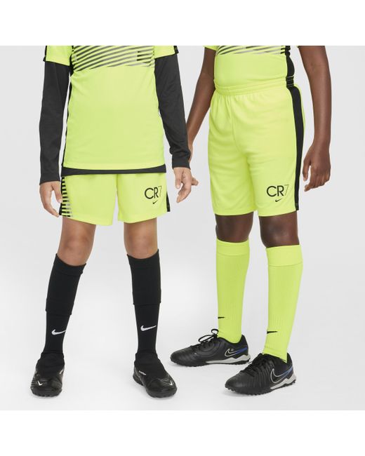 Nike Green Cr7 Academy23 Older Kids' Dri-Fit Football Shorts