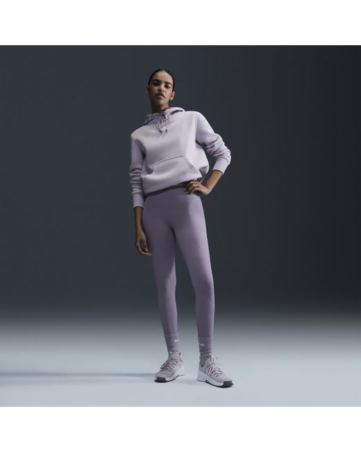 Leggings A Tutta Lunghezza A Vita Alta E Sostegno Leggero Zenvy – Donna di Nike in Blue