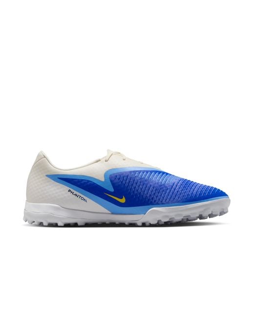 Nike Blue Phantom 6 Low Academy Turf Soccer Shoes for men