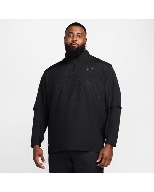 Nike Golf Club Dri-Fit 1/2-Zip Golf Jacket in Green for Men