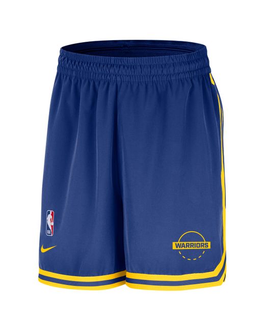 Nike Blue Golden State Warriors Dna Dri-Fit Nba 6" Uv Woven Shorts for men