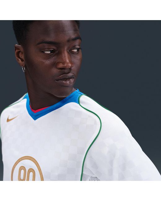 Nike Blue Total 90 Dri-Fit Soccer Jersey for men