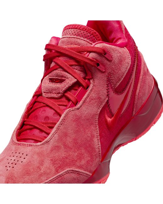 Nike Red Lebron Nxxt Gen Ampd Basketball Shoes for men