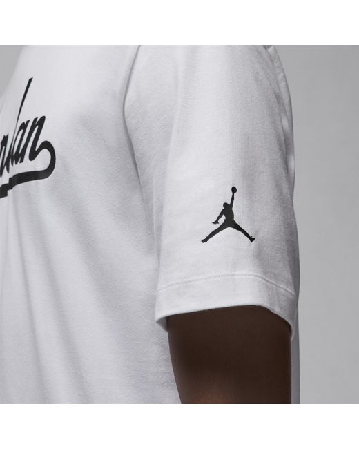Nike White Jordan Flight Mvp T-shirt Cotton for men