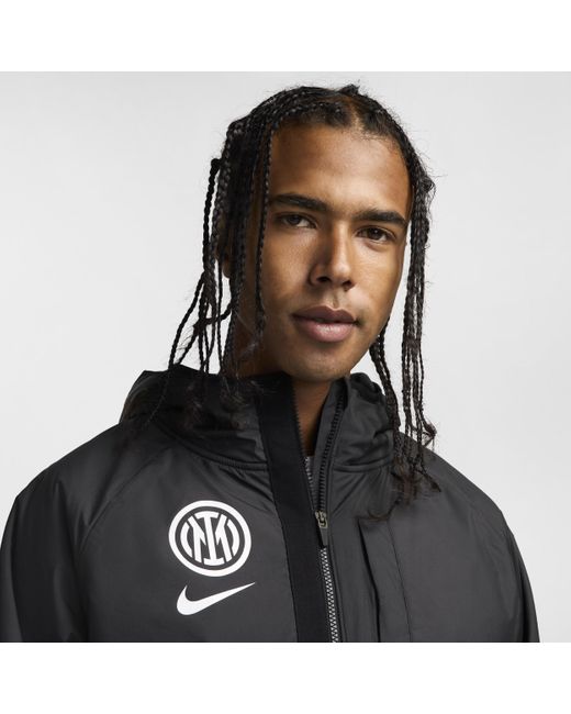 Nike Blue Inter Milan Awf Home Football Winterized Jacket for men