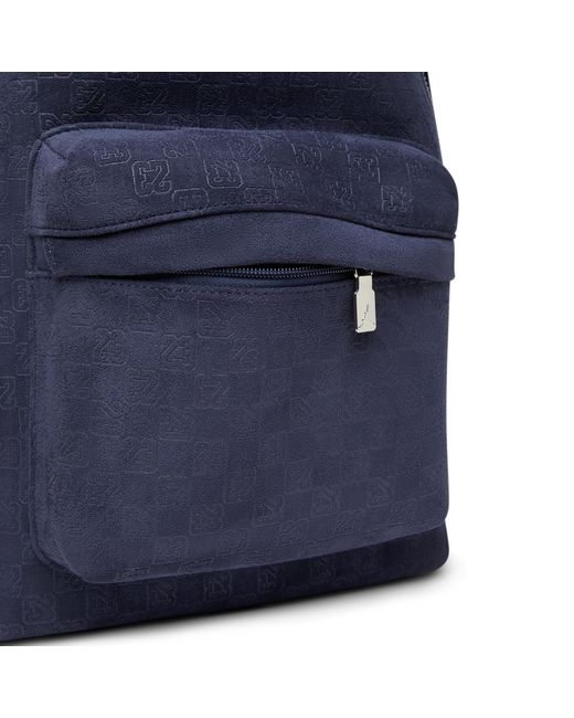 Nike Blue Suede Monogram Backpack (23.5L) for men