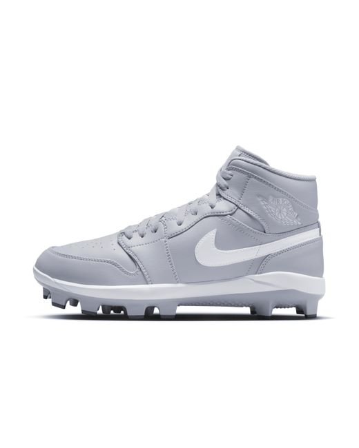 Nike Jordan 1 Retro Mcs Baseball Cleats In Grey, in Gray for Men Lyst