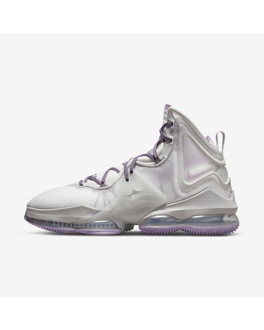 Nike Rubber Lebron 19 Basketball Shoes in Gray for Men Lyst