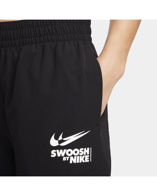 Nike Black Sportswear Woven Cargo Trousers Nylon