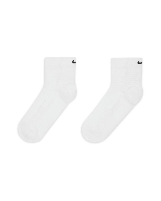 Nike White Unicorn Dri-Fit Adv Cushioned Ankle Socks (1 Pair)