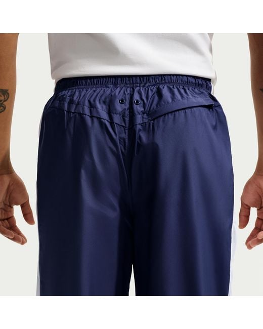 Nike Blue Windrunner Lightweight Pants for men