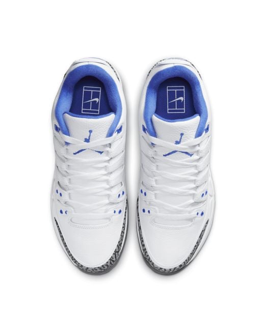 Nike Blue Court Air Zoom Vapor Aj3 Hard Court Tennis Shoes for men