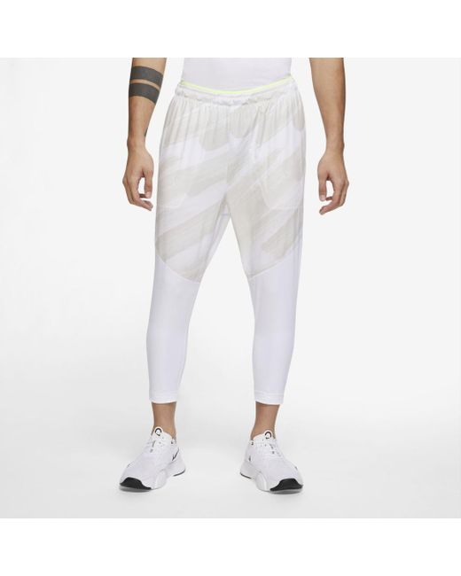 Nike Synthetic Drifit Sport Clash Woven Training Pants in White for Men Lyst