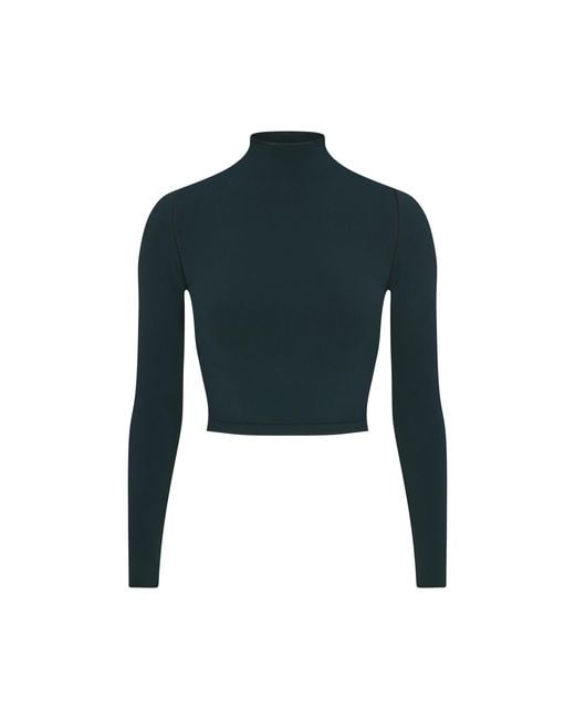 nike mock neck crop top