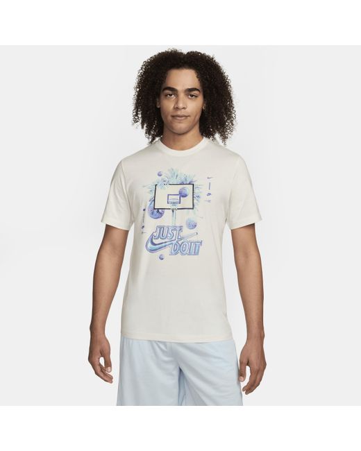T-shirt da basket di Nike in White da Uomo