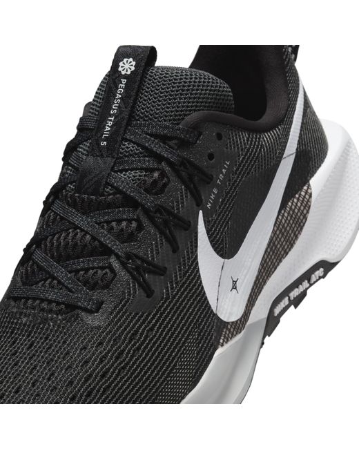 Nike Black Pegasus Trail 5 Trail Running Shoes