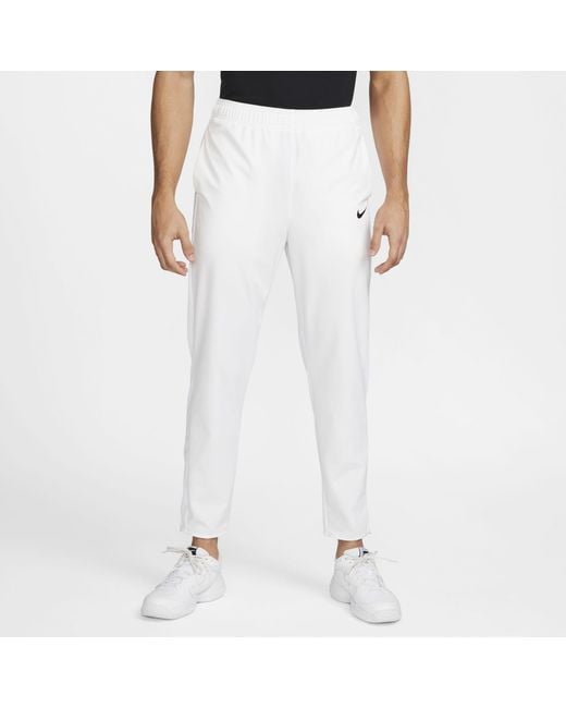 Nike Court Advantage Tennis Pants in White for Men
