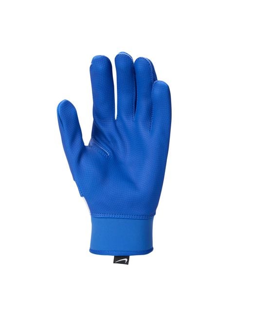 Nike Blue Alpha 2.0 Baseball Batting Gloves