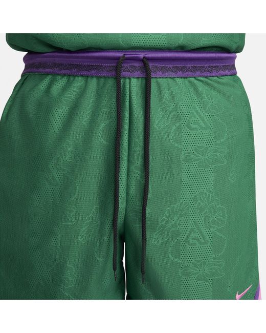 Nike Green Giannis 6" Dri-fit Dna Basketball Shorts for men