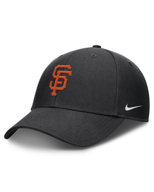 Nike Black San Francisco Giants Evergreen Club Dri-fit Mlb Adjustable Hat for men